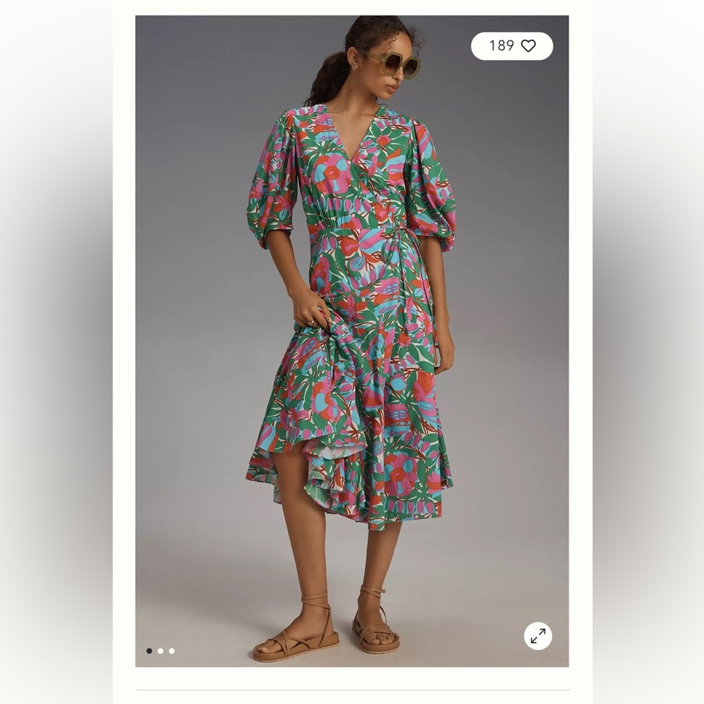 NWT Anthropologie | RHODE Fiona Midi Dress